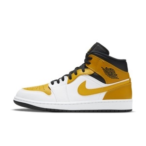 170☆NIKE ナイキ AIR JORDAN 1 MID　エアジョーダンミッド UNIVERSITY GOLD29cm　新品未使用　国内正規品 ゴールド×ホワイト