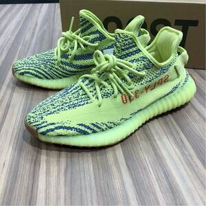 27 cm 正規品 レシート有 YEEZY BOOST 350 V2 ZEBRA 9 adidas originals アディダス イージー ブースト 26 500 750 ultra ゼブラ イエロー