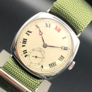 ◆時計◆『WH-10395』★LONGINES(ロンジン)★38.220★クッションケース 15石 スモセコ・ローマ★稼働品★