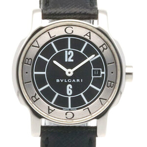 ブルガリ ソロテンポ 腕時計 時計 ステンレススチール ST29S ユニセックス 1年保証 BVLGARI 中古