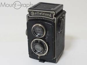 ★特別特価★ Rollei ローライ Rolleicord D.R.P. D.R.G.M. Triotar 7.5cm F3.8 #i3717