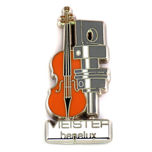 ピンバッジ・マイスター楽器バイオリン職人◆フランス限定ピンズ◆レアなヴィンテージものピンバッチ