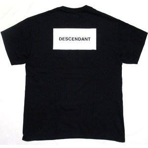 DESCENDANT BOX CREW NECK SS Lサイズ ボックス クルーネック 半袖 Tシャツ Black ブラック ディセンダント