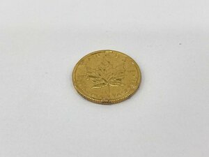 K24IG　カナダ　メイプルリーフ金貨　1/10oz　1990　総重量3.1g【CEAH6086】