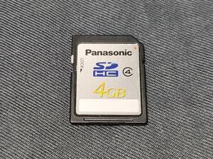 パナソニック SDカード 4GB (中古・フォーマット済み)
