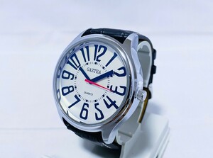 【新品 未使用品】GAZTEA 腕時計 ブラック/ベージュ AM04-WH 送料無料