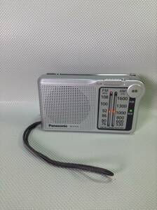 U890●Panasonic パナソニック ワイドFM対応 FM/AM コンパクトラジオ ポケットラジオ ポータブルラジオ RF-P155