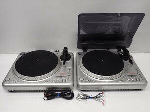 VESTAX ダイレクトドライブDJターンテーブル/レコードプレーヤー PDX-2000 2台セット ベスタクス ∩ 6DE83-1