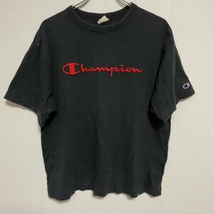 Champion チャンピオン メンズ 半袖Tシャツ 黒 Mサイズ