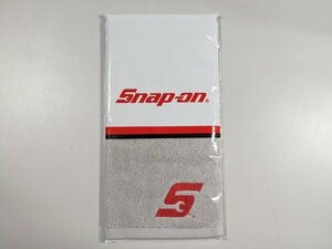 【数量限定!!】800円スタート～　スナップオンタオル　Snap-on 2024年　ハンカチ　ハンドタオル グレー ロゴ入り　0320