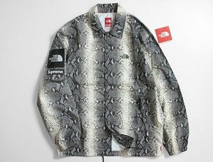 Supreme × THE NORTH FACE ◆18SS Snake Coaches Jacket コーチジャケット グレー S (領収書有) シュプリーム ノースフェイス ◆XE12