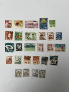 50年〜60年代の使用済み切手