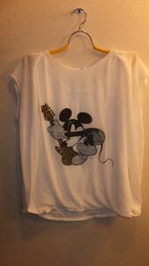 ★E hyphen world gallery★ディズニーイーハイフンワールドギャラリー レディーストップス Ladies Tops Size F　160 Disney USED IN JAPAN