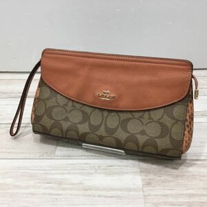 COACH コーチ F73121 クラッチバッグ セカンドバッグ シグネチャー [L0194]