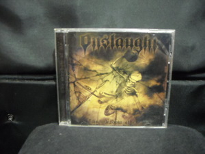 輸入盤CD/ONSLAUGHT/THE SHADOW OF DEATH/80年代UKスラッシュメタルメタルクラストCRUST～ハードコアパンクHARDCORE PUNK