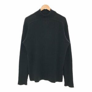 VERSACE ヴェルサーチ 【men3440D】 ニットセーター Knit TOPS トップス メンズ 長袖 XL ブラック VA