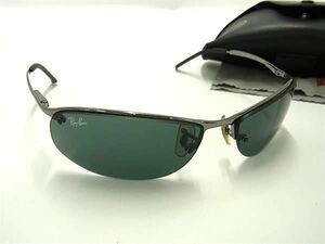 1円 ■美品■ Ray-Ban レイバン RB3179 TOP BAR サングラス 眼鏡 メガネ レディース メンズ シルバー系 BG8459