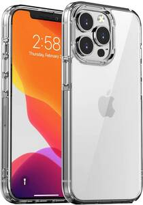 【高品質】iPhone 13 Pro用 ケース 2021 透明 ハ一ドPC背面 + ソフトTPUバンパ一 [軽量 耐衝撃 傷防止 落下防止 レンズ保護] 6.1インチ