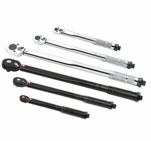 トルクレンチ 軽量 アルミ 削り出しハンドル 1/2 28-210Nm 全長422mm 作業工具 自転車/バイク/スパークプラグ 修理