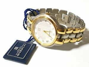 【Yy7☆】GIVENCHY/ジバンシィ◇MONTRES/SwissQuartz/Ref.GP.07.TT4◇2000年製♂2針クオーツ/コンビ/美品