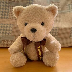 【送料無料】おもちゃ 玩具 ぬいぐるみ（Thank’s Teddy Bear）テディベアぬいぐるみ　優しいベージュ色　キャラクタードール