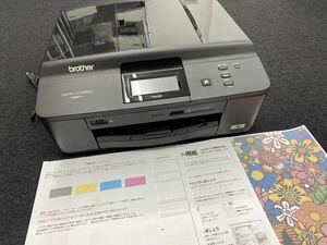 ★印刷枚数11枚 brother DCP-J725N A4 複合機 コピー機 プリンター ブラザー おまけインク付き 年賀状 Wi-Fi ハガキ 中古品 管理を953