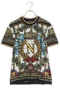 ドルチェアンドガッバーナ DOLCE & GABBANA サイズ:46 総柄プリントTシャツ 中古 BS99