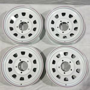 デイトナ ホワイト 16-6.0J 5H139.7 ゼロセット ±00 TOYO OPEN COUNTRY M/T 225/75R16 ジムニーシエラ JB74W JB43W