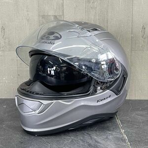 OGK KABUTO KAMUI3 フルフェイス ヘルメット 【中古】 カブト カムイ3 Lサイズ　59-60cm グレー バイク用品/57326