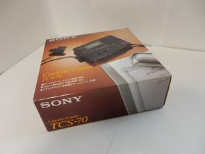 ①ソニー　SONY TCS-70 カセットレコーダー 未使用 現状品