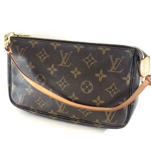 SH★ 1円スタート LOUIS VUITTON ルイヴィトン アクセソワール ポーチ モノグラム ミニハンドバッグ ハンドポーチ 中古