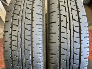 パF5395②■145R12 6PR LT　2本のみ　DUNLOP ENASAVE VAN01　送料無料 夏 ’16年 8分山 エブリイ キャリィ ハイゼット サンバー