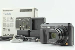 F2653 Panasonic パナソニック LUMIX ルミックス DMC-TZ55 16.0MP Black Digital Camera 黒 デジタルカメラ デジカメ 箱付 動作確認済