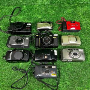 8 コンパクトカメラ フィルムカメラ まとめて Canon OLYMPUS FUJI MINOLTA Konica RICOH Nikon 色々 レトロ 