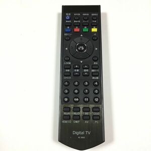 ★送料無料、動作確認済、保証付★Digital TV リモコン RC0003