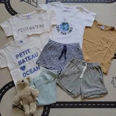 PETITBATEAU Tシャツ ショートパンツ レギンス 確認用★ほいくえん着