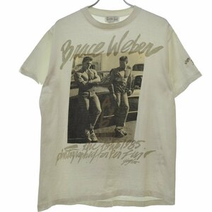 【L】Bruce Weber / ブルース ウェーバー 80s Patricia Field Album The Tour 1985 Per Lui white tiger 半袖Tシャツ フォトt vintage