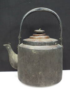 時代物 金属工芸 煎茶 銅瓶 湯沸かし 重さ1.16ｋg ヤカン 銅壺 急須 銅器 古美術 茶道具