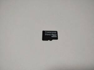 32GB　Transcend　microSDHCカード　フォーマット済み　メモリーカード　microSDカード