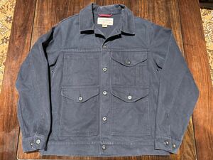 稀少カラー ネイビー 米国製 FILSON SHORT CRUISER JACKET フィルソン キャンバス ショートクルーザージャケット Mサイズ