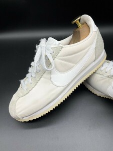 衝撃プライス！『フリーク待望最強クラシック！』【NIKE ナイキ/コルテッツ ナイロン】高級スニーカー！ピュアプラチナム/jp24cm！4.27