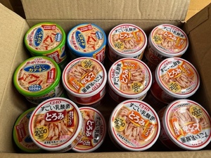 ●4種計23缶セット♪ 国産 チャオ缶 すごい乳酸菌とろみ/カテキン/オメガ3