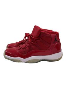 NIKE◆AIR JORDAN 11 RETRO BG/エアジョーダンレトロ/レッド/378038-623/23.5cm/R