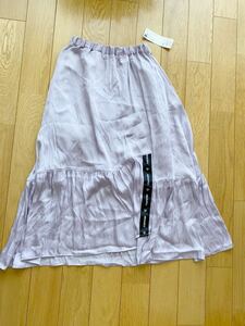 ☆新品　GU ロングスカート アシンメトリー　フレア　スカート　160cm ジーユー　ガールズ　女の子