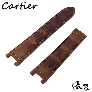 【カルティエ】パシャ 38mm 純正ベルト Dバックル用 ブラウン アリゲーター 時計 Cartier 俵屋 PR50028