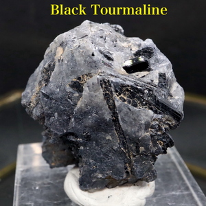 【送料無料】ブラックトルマリン 電気石 母岩付き 71,5g T362 鉱物　天然石　原石　パワーストーン