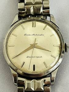 〇L62 SEIKO Automatic 21JEWELS セイコー オートマチック J14009 手巻き 21石 メンズ腕時計 シルバー文字盤 稼働品