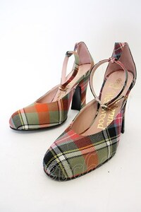 Vivienne Westwood TART SHOES ヴィヴィアンウエストウッド 38 グレー 【中古】 O-24-01-21-055-sh-IG-OS