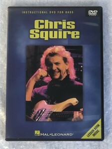 ☆彡 輸入盤 / Chris Squire クリス スクワイア / Instructional DVD For Bass / LESSON BOOK 封入 / 884088237738