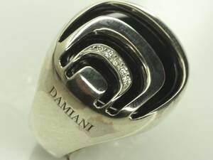 ◆DAMIANI ダミアーニ 天然ダイヤモンドリング　シルバー　SILVER